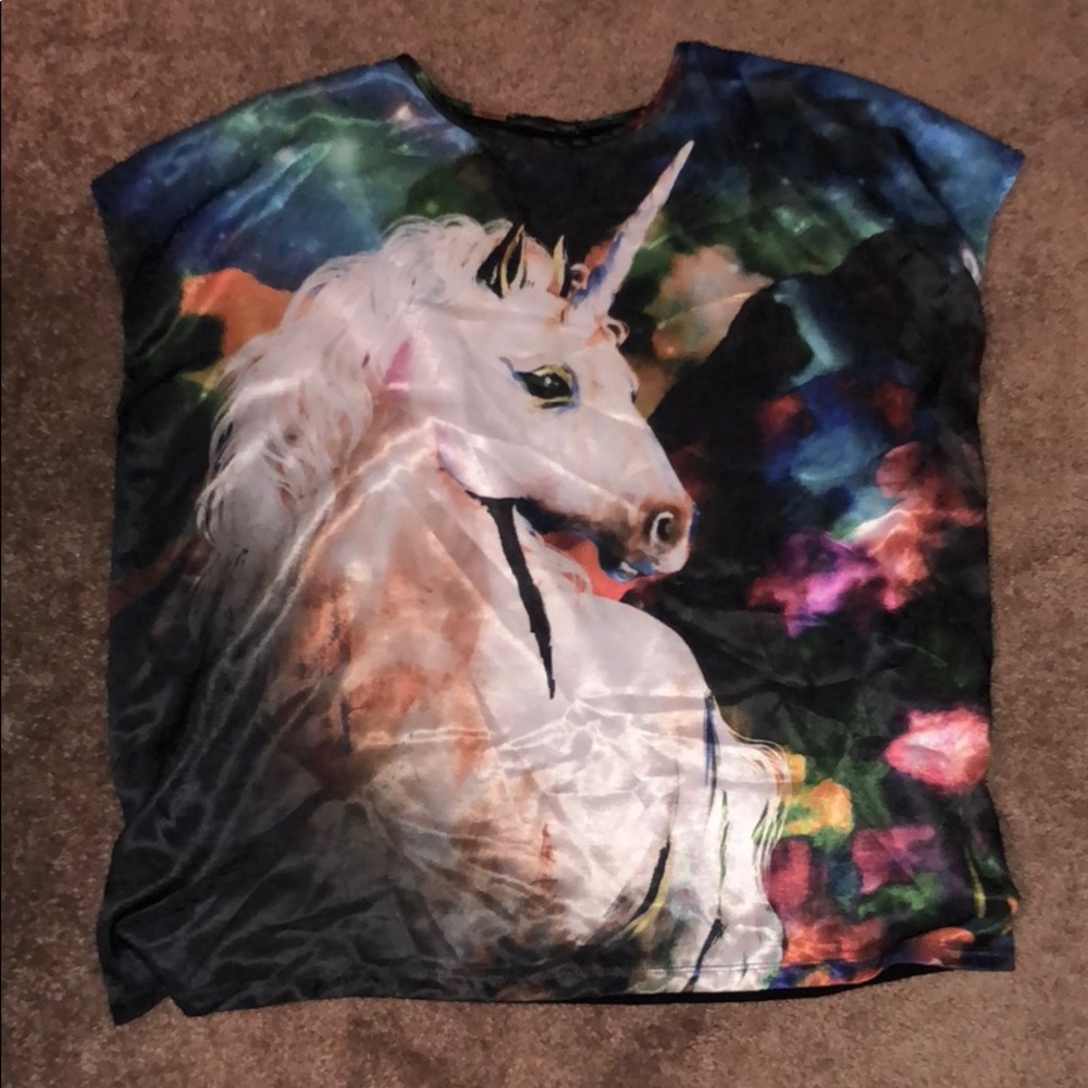 Zara unicorn shirt